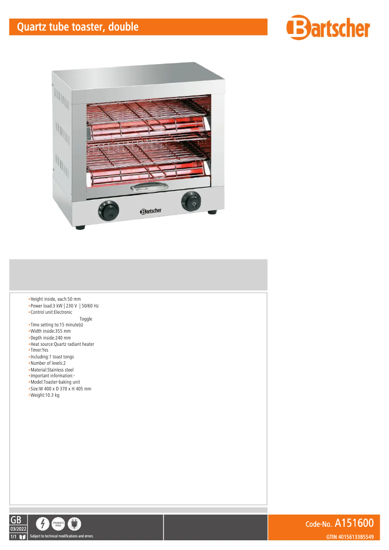 Imagen de la primera página del manual del dispositivo A151600