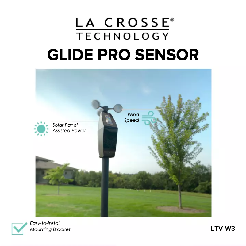 Page 1 de la notice Manuel utilisateur La Crosse Technology LTV-W3