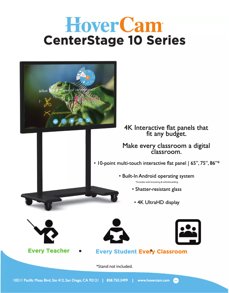 Page n°1 - Manuel utilisateur HoverCam CenterStage 10