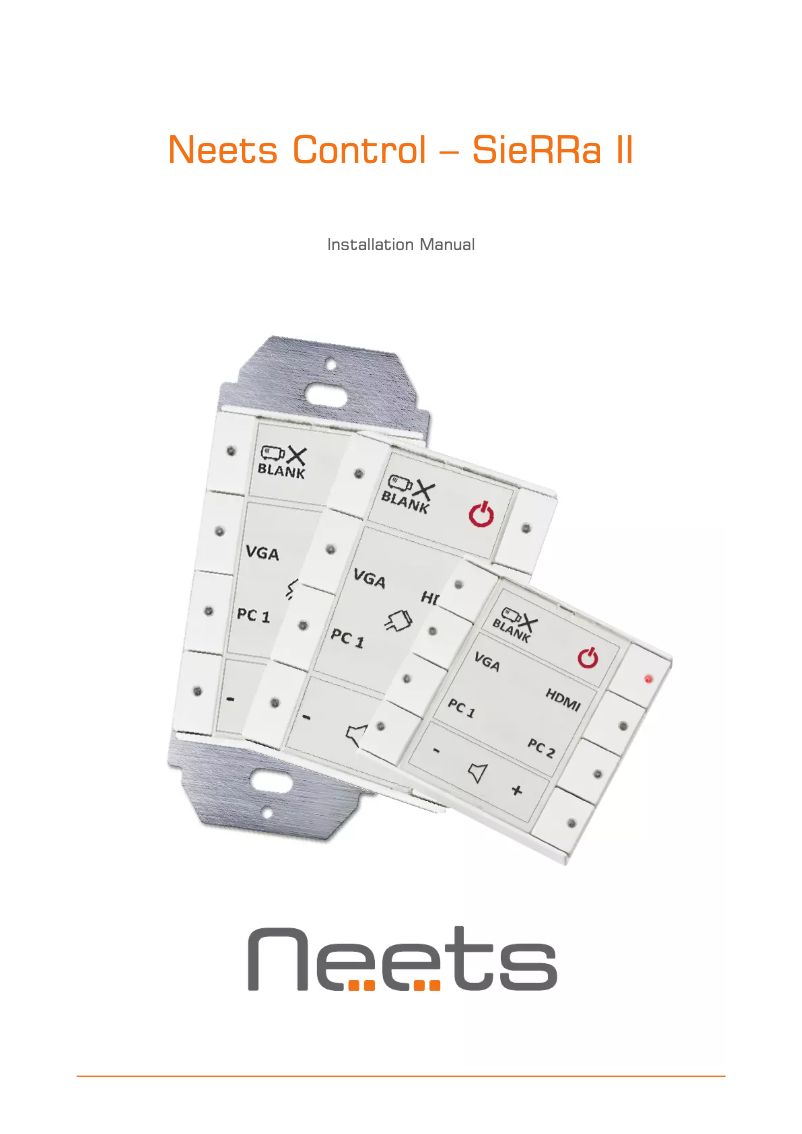 Página 1 del manual Manual de usuario Neets SieRRa II