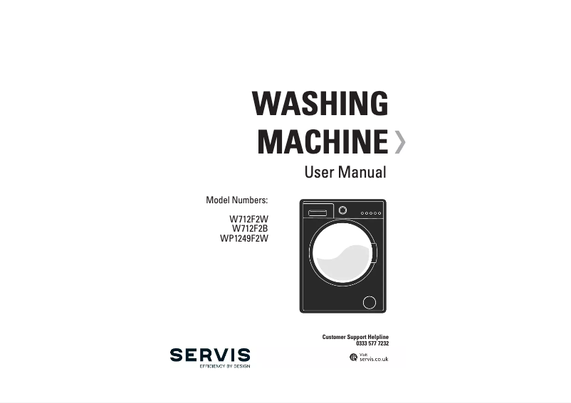 Page n°1 - Manuel utilisateur Servis W71249F2W