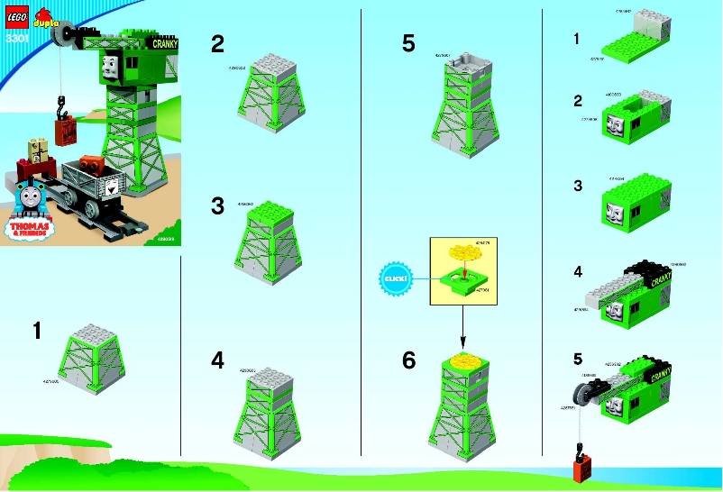 Page 1 de la notice Manuel utilisateur Lego Cargo-Loading Cranky