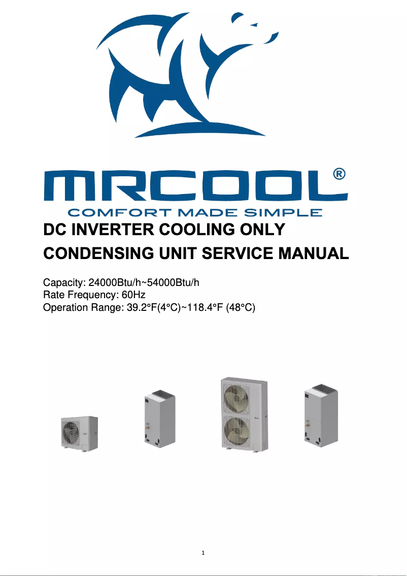 Image de la première page du manuel de l'appareil MDUI18024036E