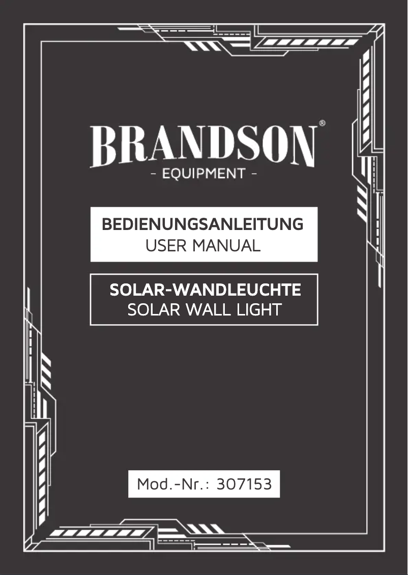 Page 1 de la notice Manuel utilisateur Brandson 307153