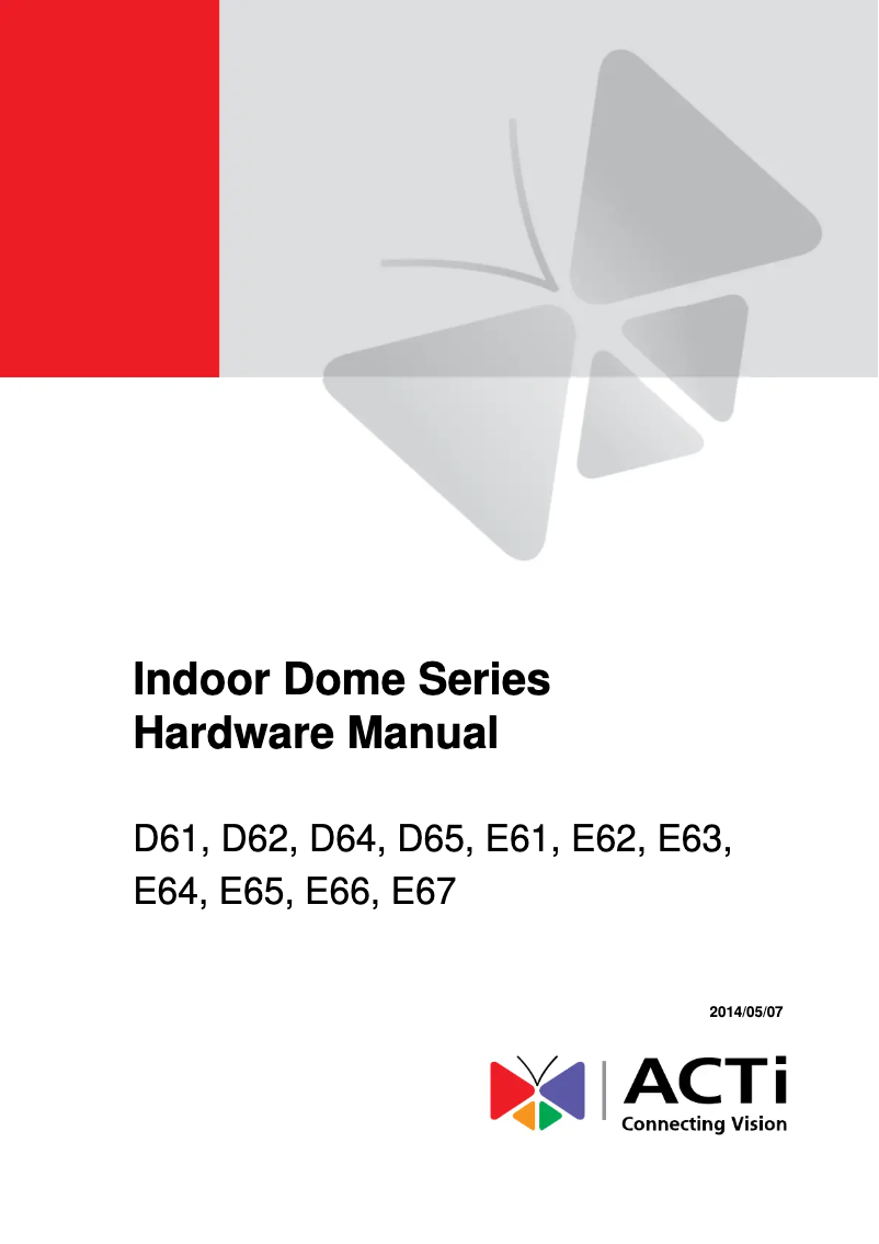 Image de la première page du manuel de l'appareil D61