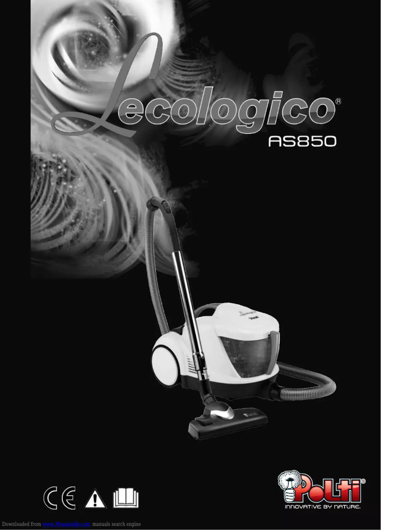 Image de la première page du manuel de l'appareil Lecolgico AS850