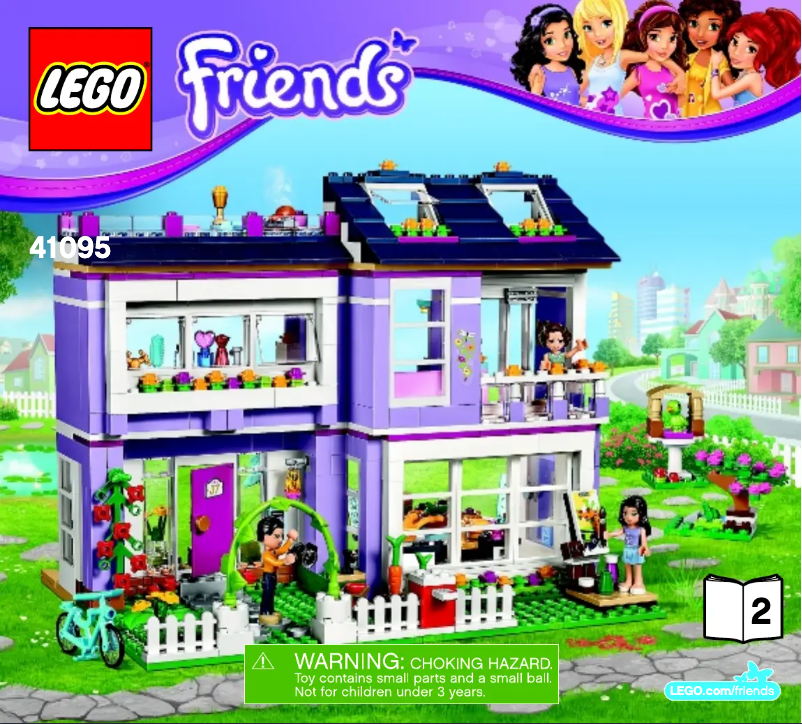 Page 1 de la notice Manuel utilisateur Lego Friends 41095