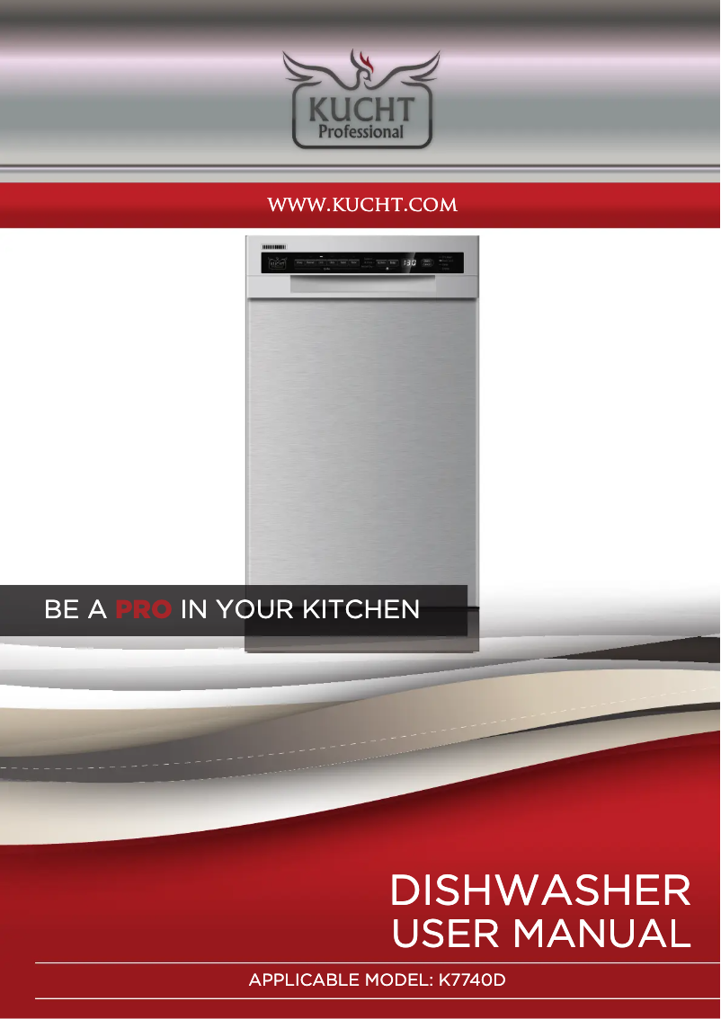 Page n°1 - Manuel utilisateur Kucht K7740D