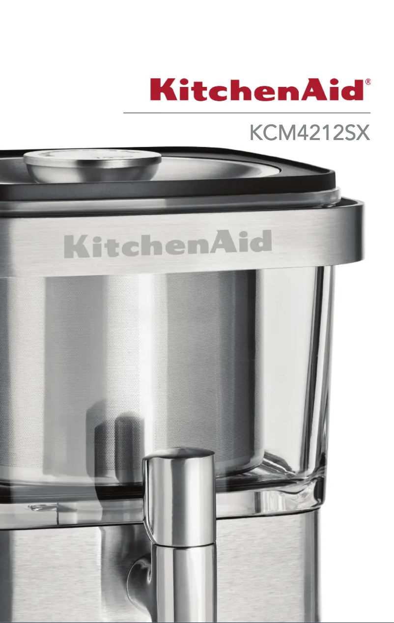 Página 1 del manual Manual de usuario KitchenAid KCM4212SX