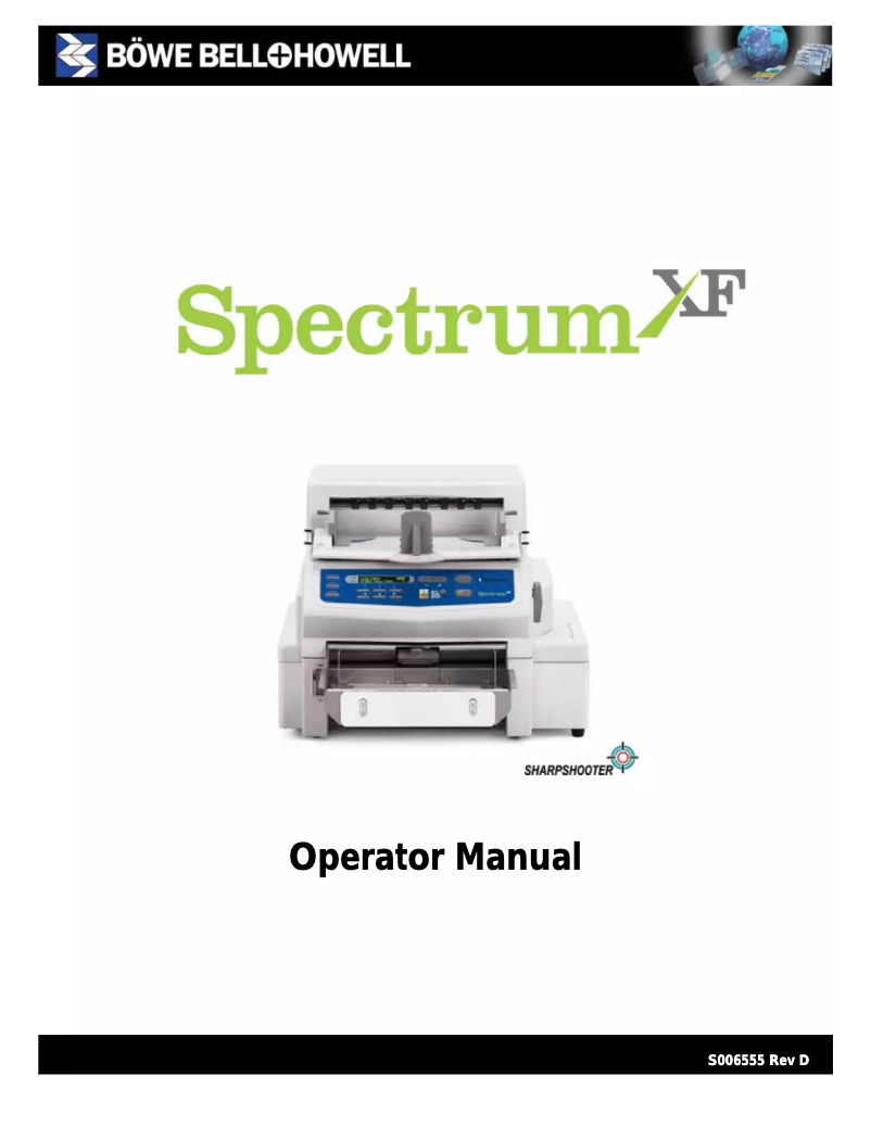 Page 1 de la notice Manuel utilisateur Kodak Spectrum XF