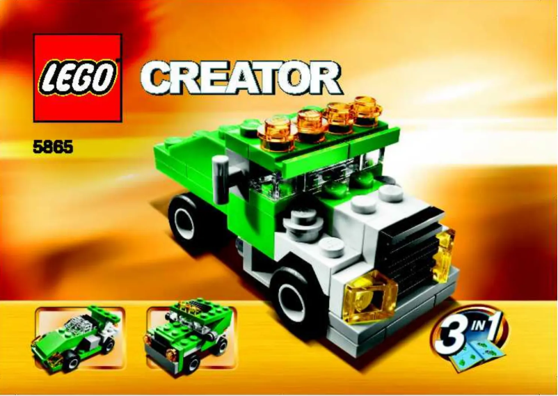 Page n°1 - Manuel utilisateur Lego Mini Dump Truck