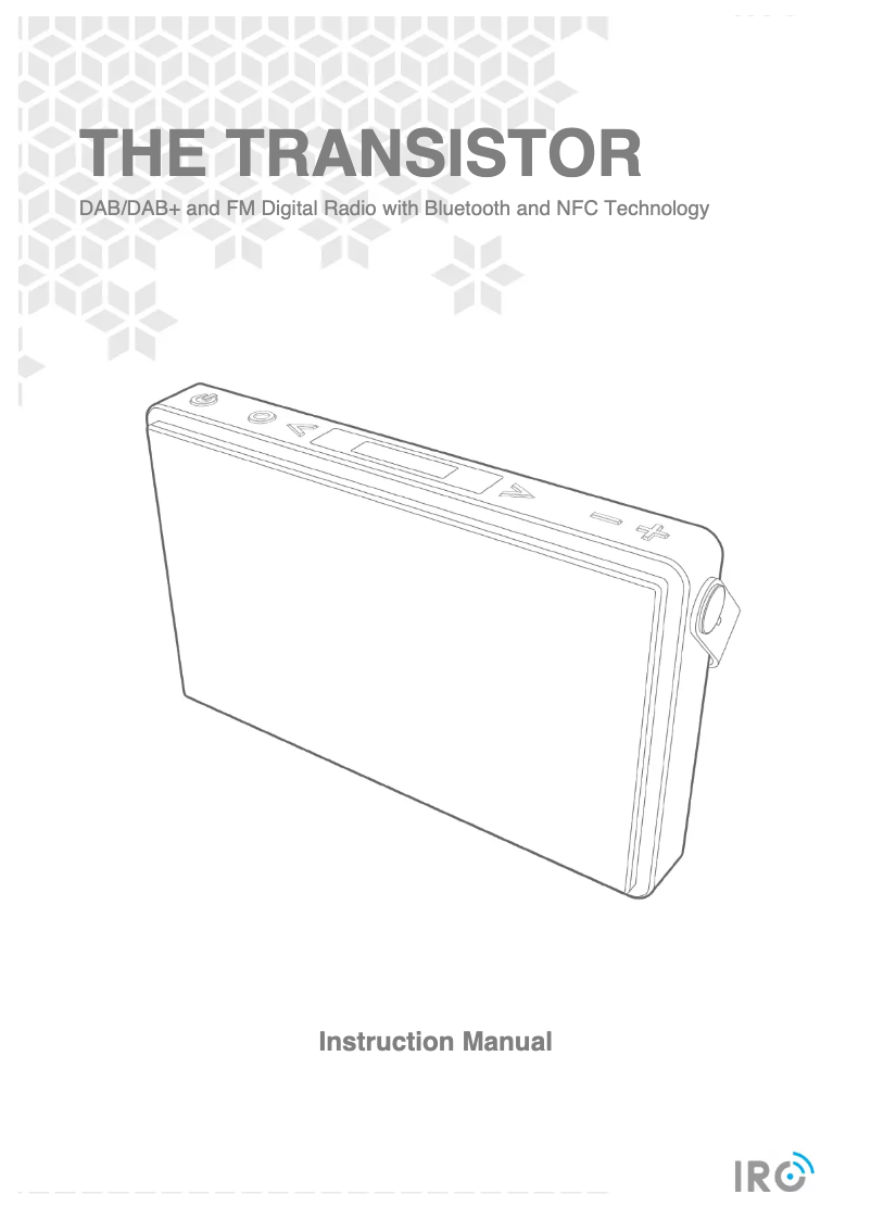 Página 1 del manual Manual de usuario IRC The Transistor