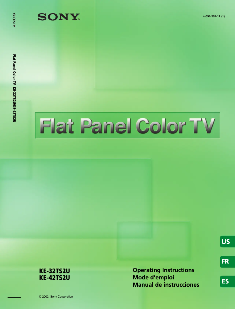 Image de la première page du manuel de l'appareil KE-32TS2U