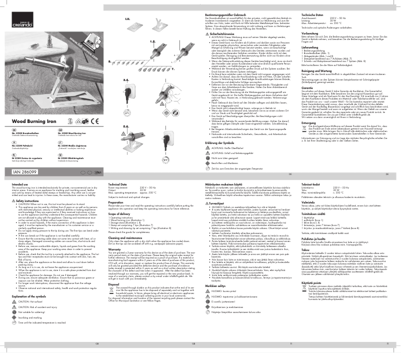 Image de la première page du manuel de l'appareil IAN 278079