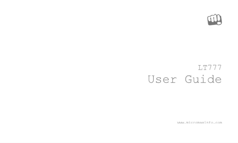 Image de la première page du manuel de l'appareil Canvas Laptab II LT777