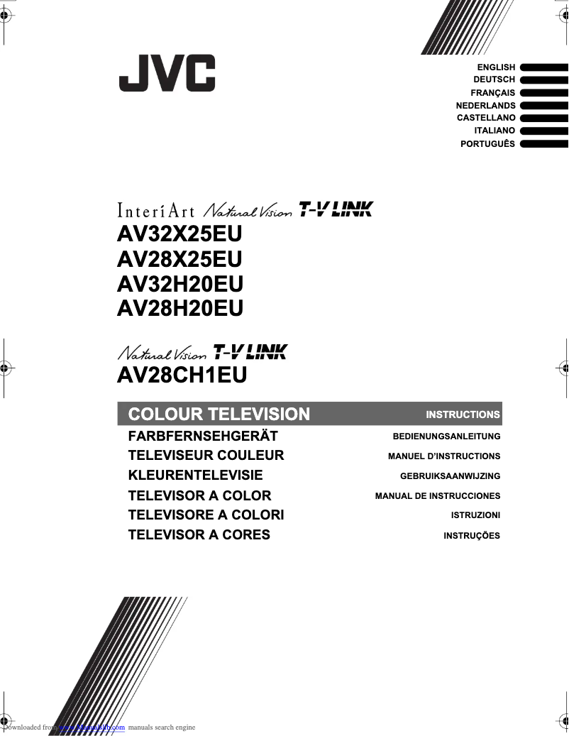 Image de la première page du manuel de l'appareil AV28H20EU