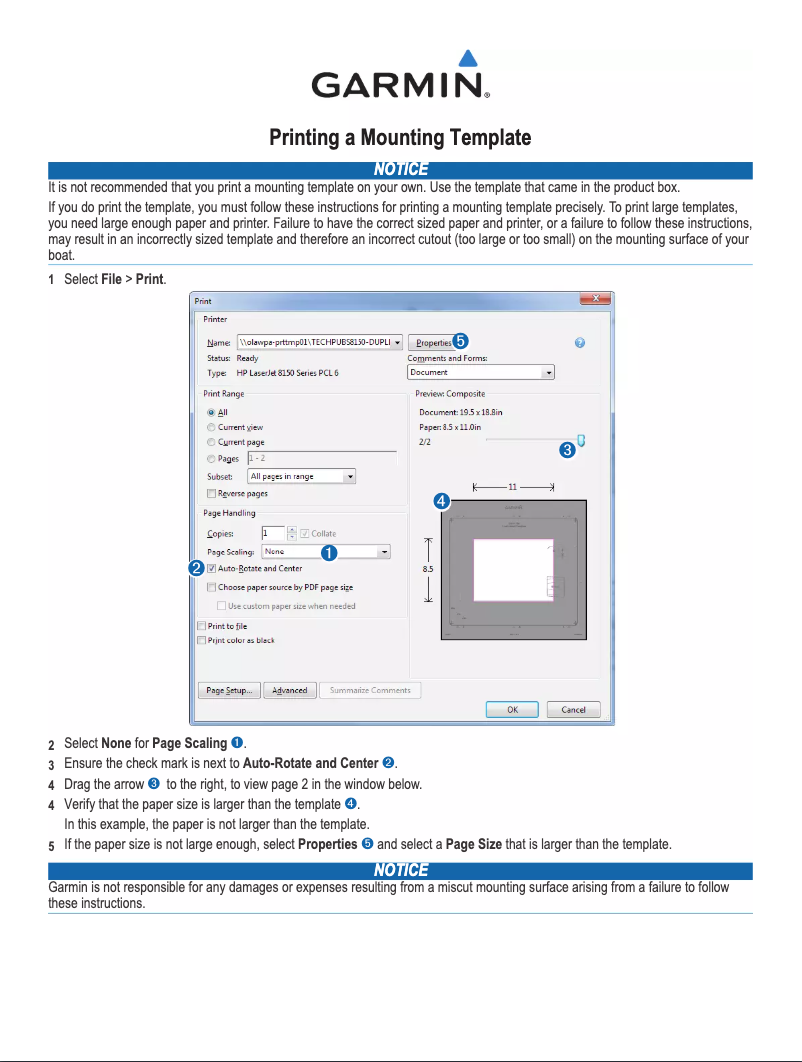 Page n°1 - Instructions / montage Garmin ECHOMAP Plus 94sv