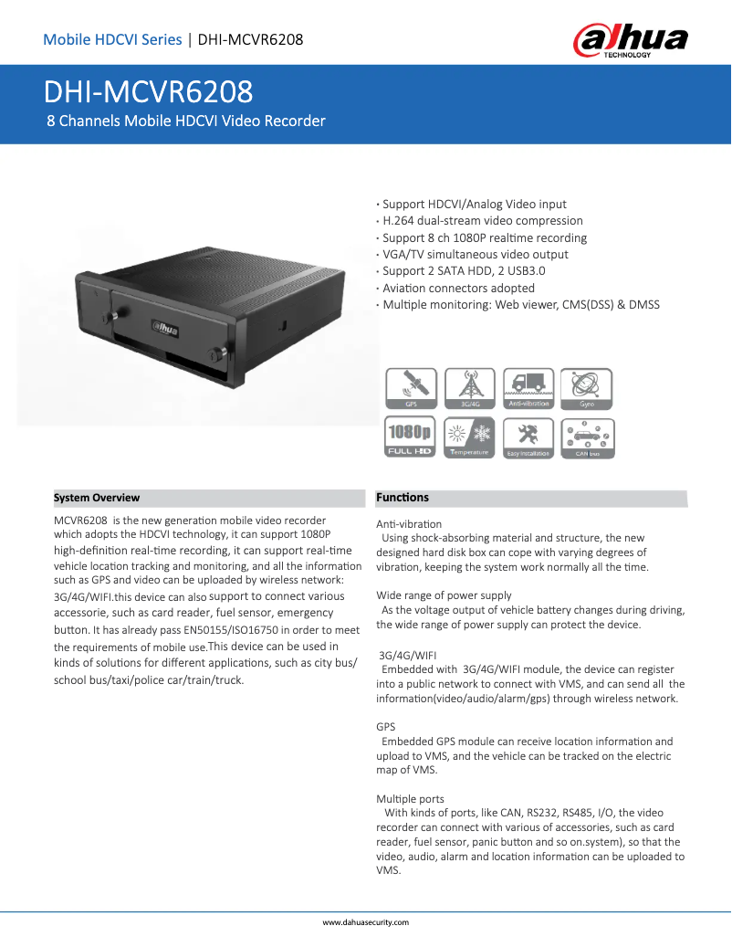 Image de la première page du manuel de l'appareil MCVR6208