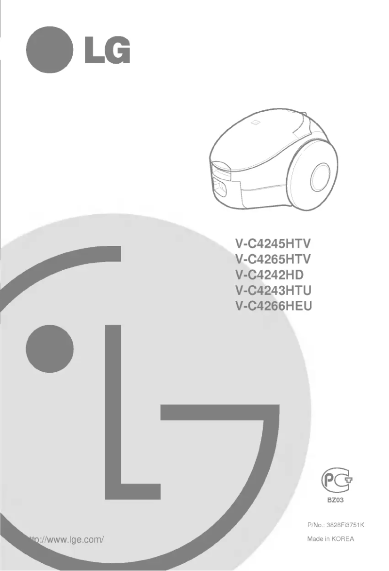 Page 1 de la notice Manuel utilisateur LG V-C4265HTV