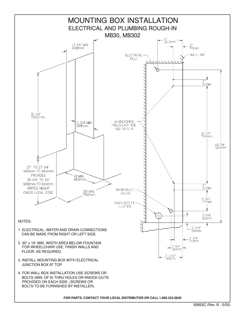 Image de la première page du manuel de l'appareil MB30