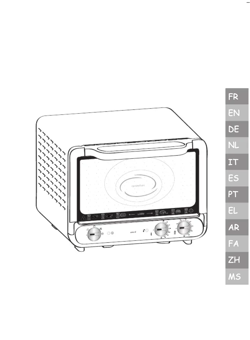 Page 1 de la notice Manuel utilisateur Moulinex Uno OX1772