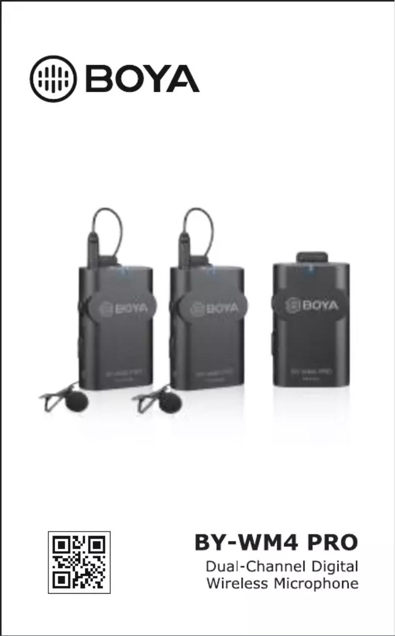 Page 1 de la notice Manuel utilisateur BOYA BY-WM4 PRO-K4