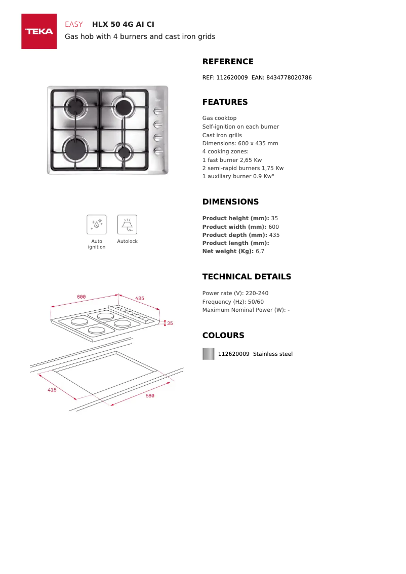 Imagen de la primera página del manual del dispositivo HLX 50 4G