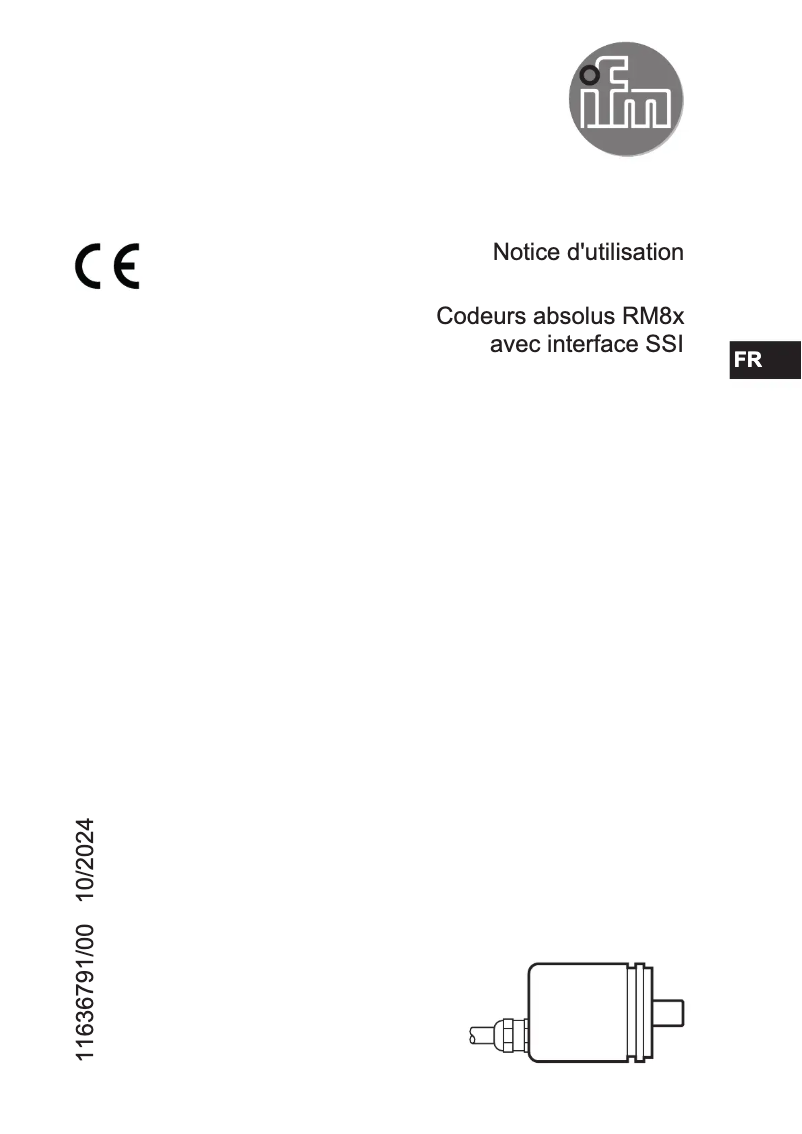 Imagen de la primera página del manual del dispositivo RM8003