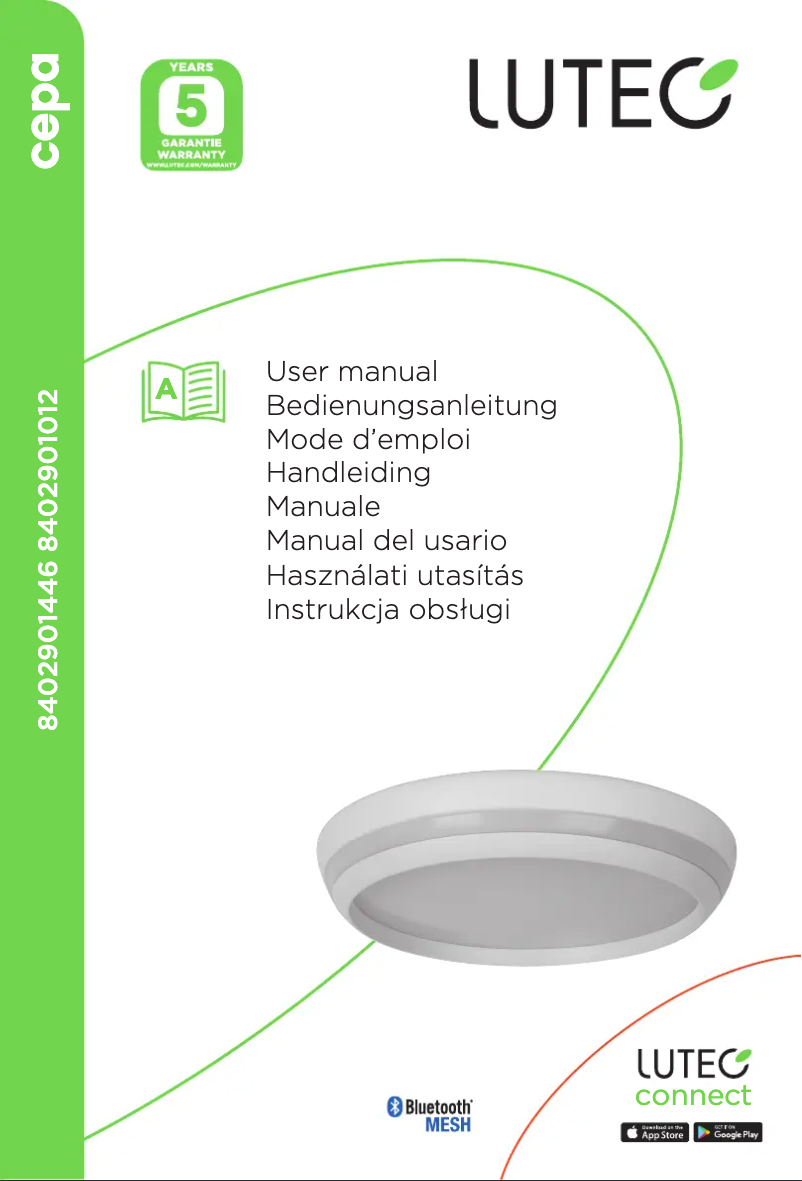 Image de la première page du manuel de l'appareil Cepa