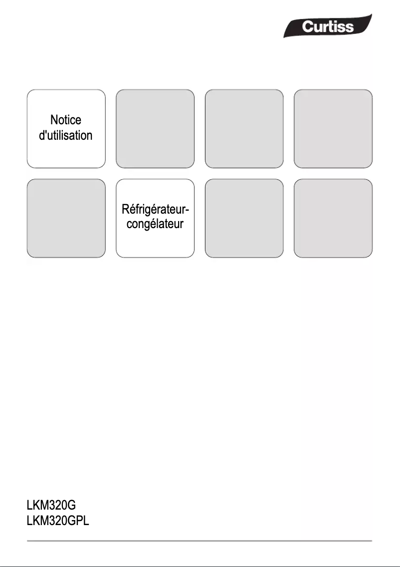 Page 1 de la notice Manuel utilisateur Curtiss LKM 320 G