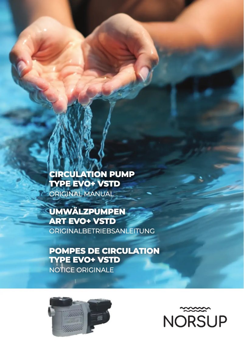 Image de la première page du manuel de l'appareil EVO+ VSTD