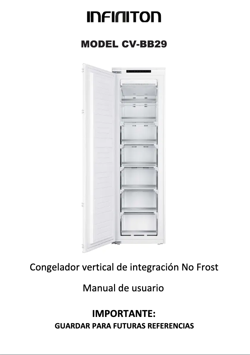 Page 1 de la notice Manuel utilisateur Infiniton CV-BB29