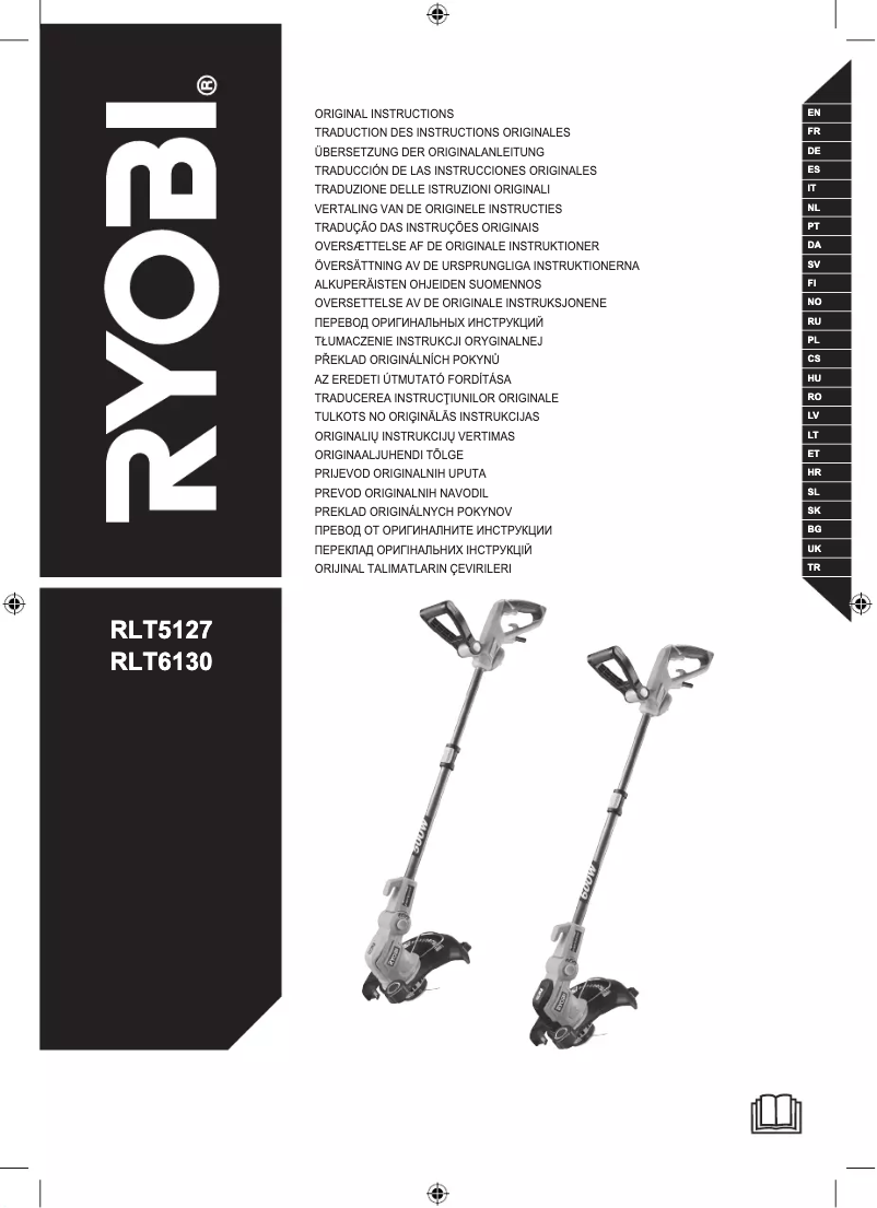 Page n°1 - Manuel utilisateur RYOBI RLT5127