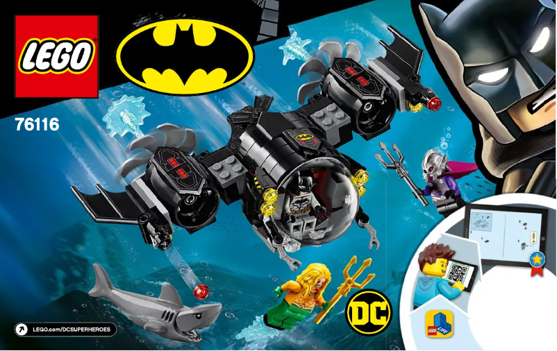 Page 1 de la notice Manuel utilisateur Lego DC Batman 76116