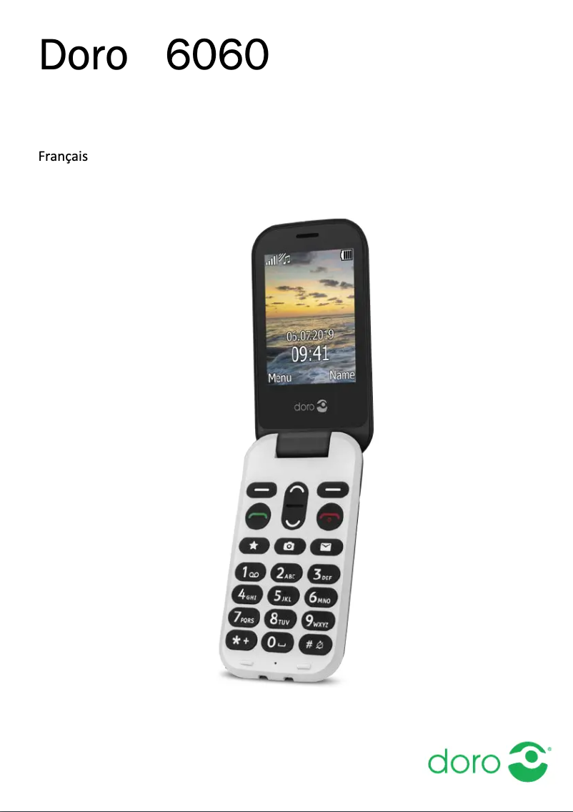 Page 1 de la notice Manuel utilisateur Doro 6060