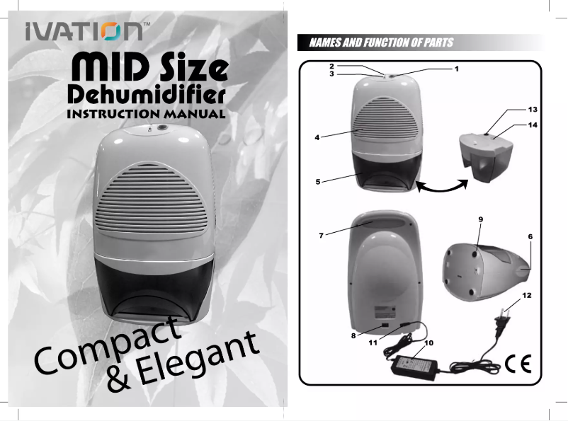 Page n°1 - Manuel utilisateur Ivation IVADM35