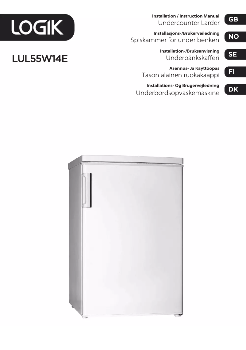 Image de la première page du manuel de l'appareil LUL55W14E