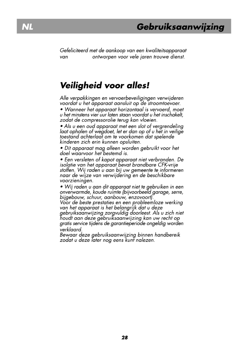 Page n°1 - Manuel utilisateur Beko CDP 7601 A