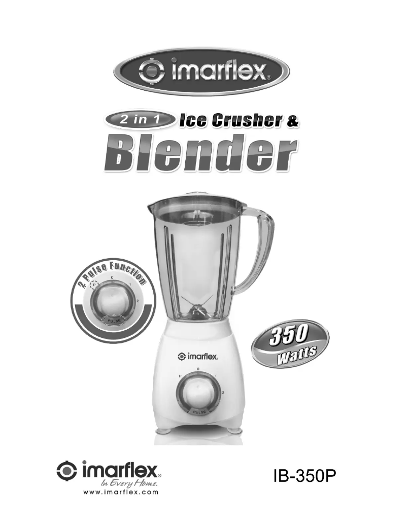 Page n°1 - Manuel utilisateur Imarflex IB-350P