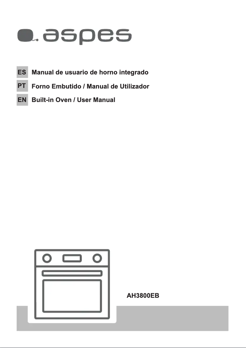 Page n°1 - Manuel utilisateur Aspes AH3800EB