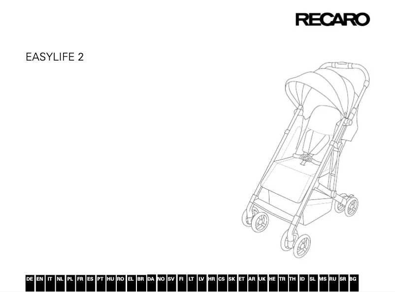 Página 1 del manual Manual de usuario Recaro Easylife 2