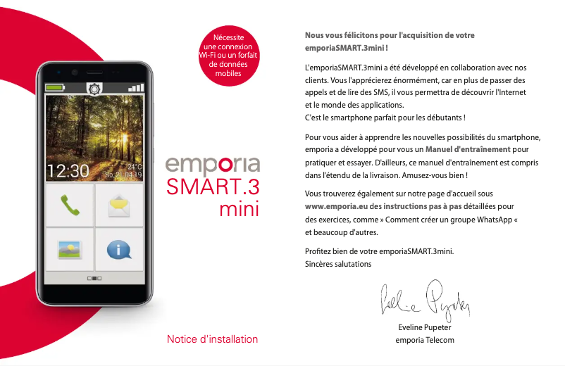 Page n°1 - Manuel utilisateur Emporia Smart.3 Mini