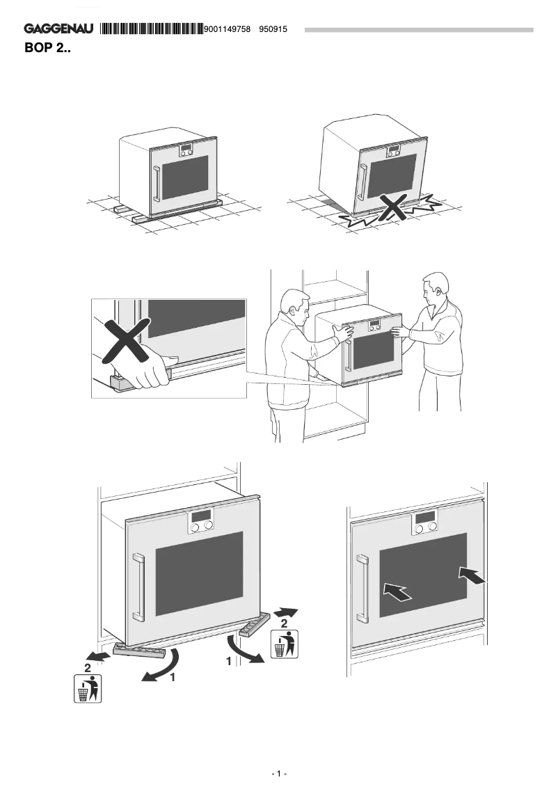 Imagen de la primera página del manual del dispositivo BOP251101
