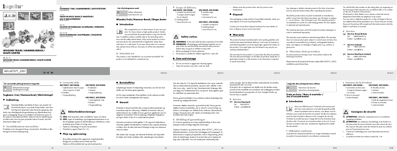 Page 1 de la notice Manuel utilisateur Lupilu IAN 427271