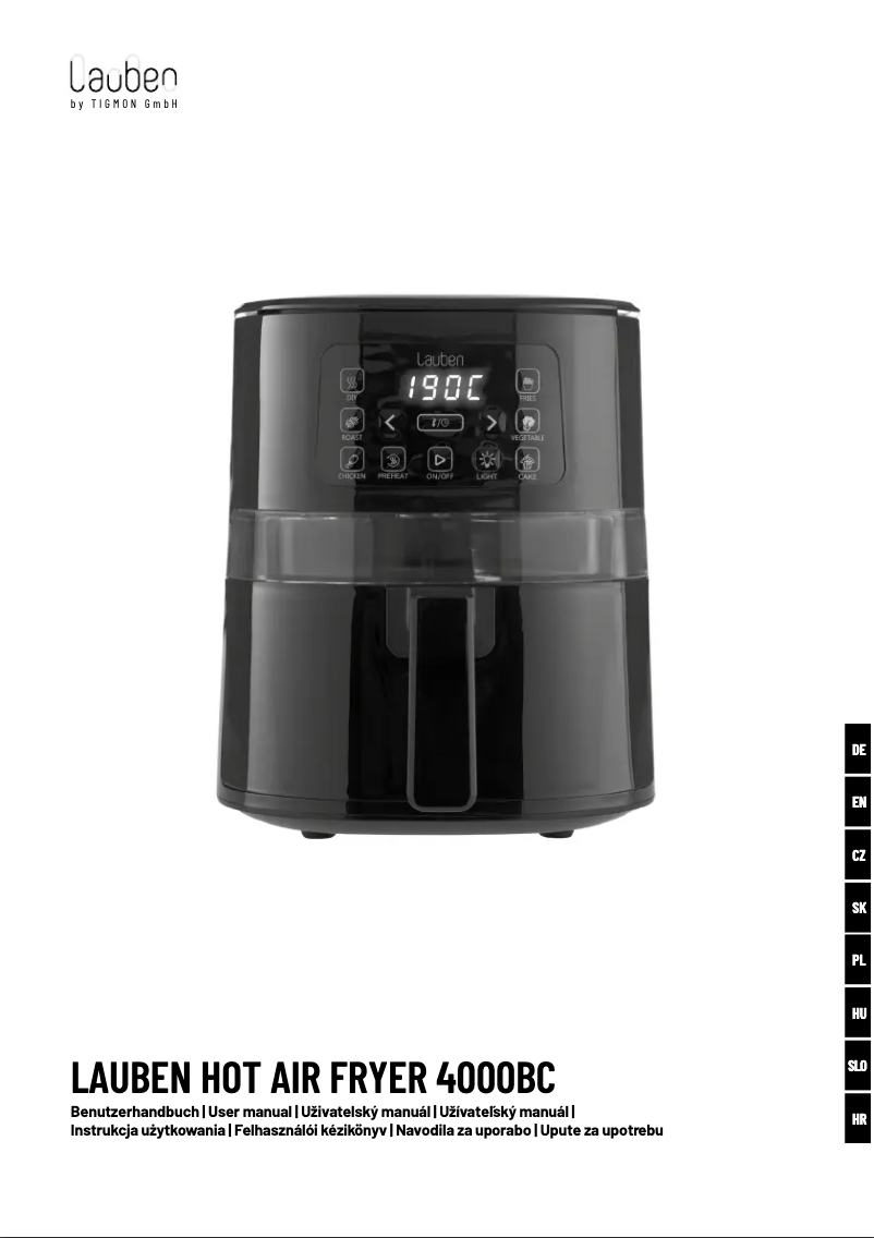 Page 1 de la notice Manuel utilisateur Lauben 4000BC