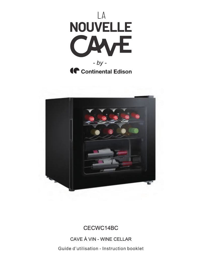 Page n°1 - Manuel utilisateur Continental Edison CECWC14BC