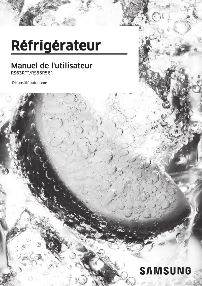 Image de la première page du manuel de l'appareil RS65R5691B4