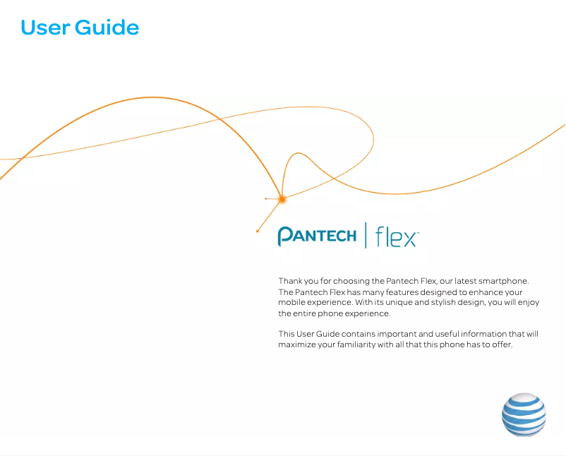 Page n°1 - Manuel utilisateur Pantech Flex
