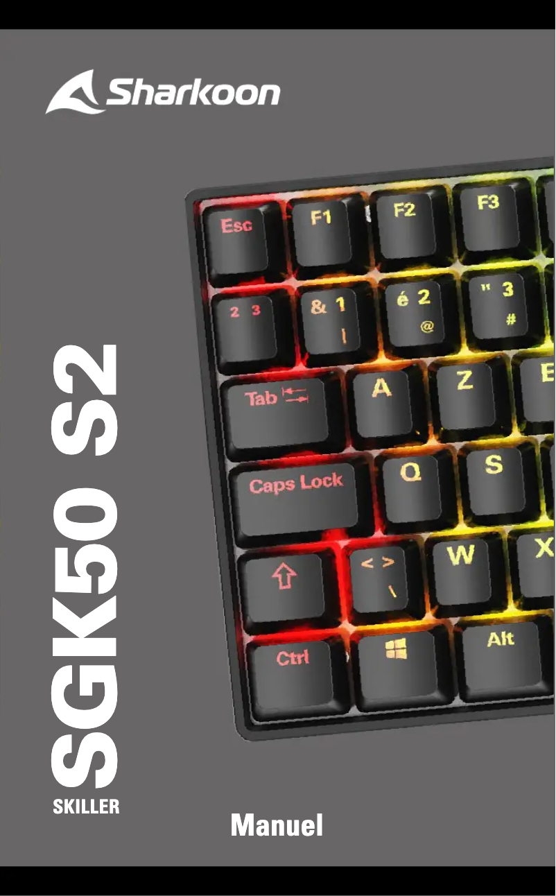 Página 1 del manual Manual de usuario Sharkoon SKILLER SGK50 S2