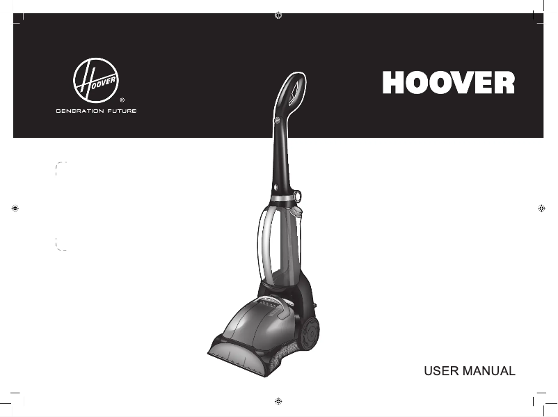 Page 1 de la notice Manuel utilisateur Hoover CleanJet Volume CJ625/1
